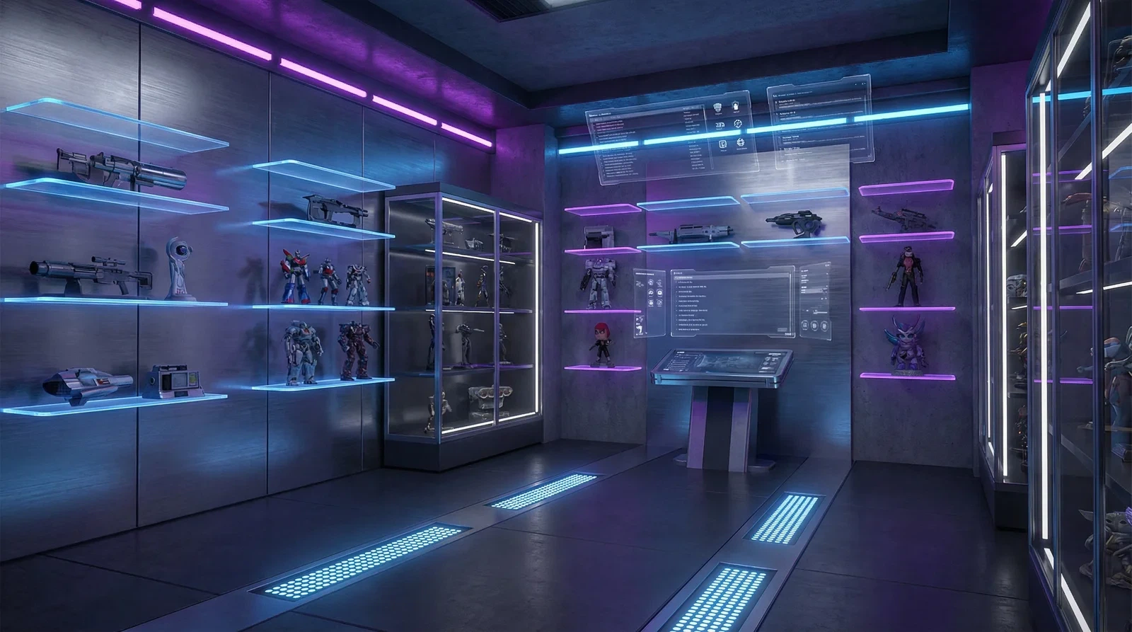 每日大赛官网入口虚拟收藏室3D展示空间效果图